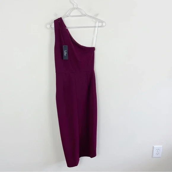 Lulus So Flirty Burgundy One Shoulder Cutout Asymmetrical Dress Size Small Lulus So Flirty Burgundy One Shoulder Cutout Asymmetrical Dress Size Small